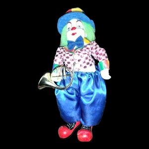 Vintage Porcelain Musical Clown
